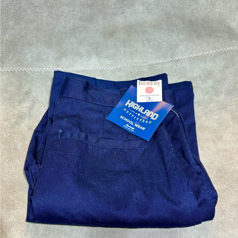 Highland Outfitters Kids Formal Navy Pants